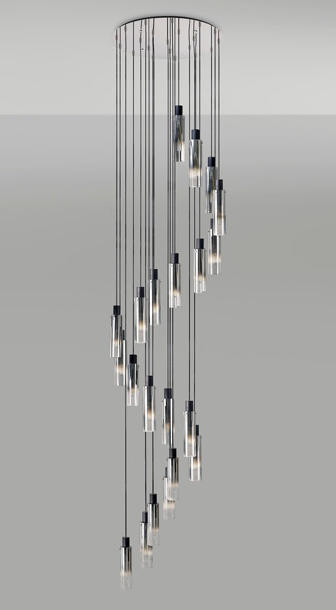 Brooks Slim Round Pendant 21 Light